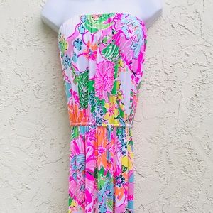 Lilly Pulitzer Maxi Dress.Small. shelf bra